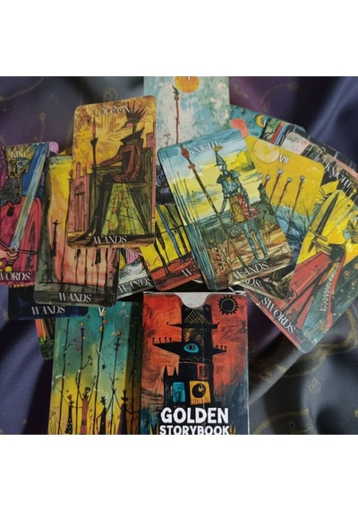 Golden Storybook Tarot 78 Kart Tarot Destesi