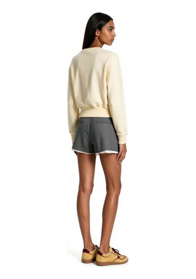 Hiccup Busem Kadın Pamuk Karışımlı Sweatshirt Sarı
