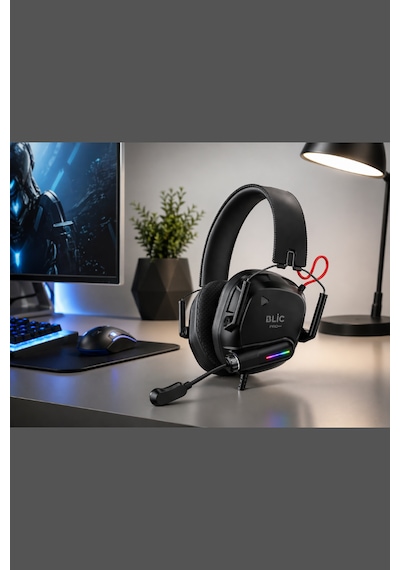 Rgb Işıklı Gaming Kulaklık 40mm Sürücü Omnidirectional Mikrofon 2m Kablo Usb-type-c Girişli
