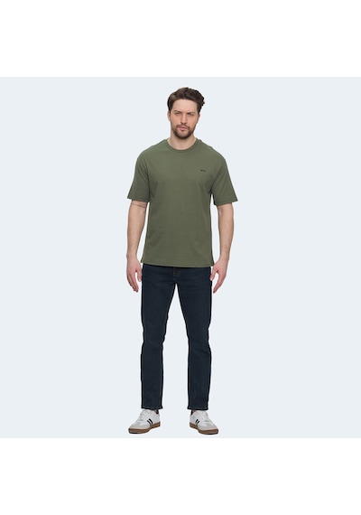 Slazenger VELLAMO Erkek Oversıze Haki Tişört