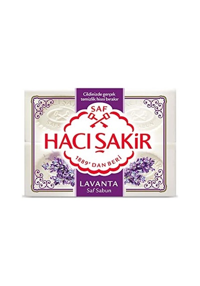 Tukıma Hacı Şakir Lavanta Kalıp Sabun 4 Adet Acı Badem