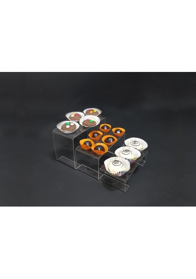 3'Lü Merdiven Cupcake Standı