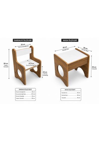 Pema Home %100 Mdf Montessori Aktivite Masası, Çocuk Oyun Çizim Masa Sandalye Takımı Kahverengi Pema Home %100 Mdf Montessori Aktivite Masası, Çocuk Oyun Çizim Masa Sandalye Takımı Kahverengi