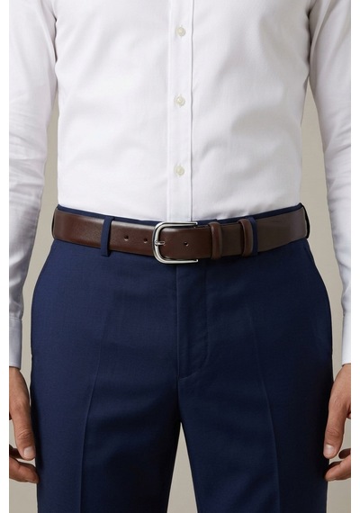 Firuze Tekstil Ltd Şti Hakiki Deri Erkek Klasik Kemer - Kumaş Pantolon Ve Takım Elbise Kemeri 3.5 Cm Acı Kahverengi Firuze Tekstil Ltd Şti Hakiki Deri Erkek Klasik Kemer - Kumaş Pantolon Ve Takım Elbise Kemeri 3.5 Cm Acı Kahverengi