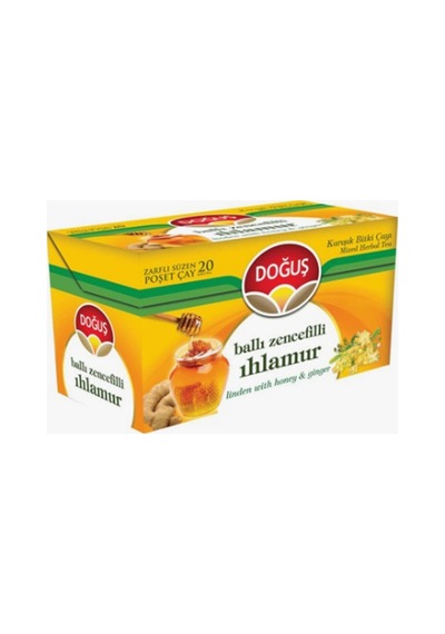 Doğuş Ballı Zencefilli Ihlamur Bitki Çayı 20x1,5 Gr Kdo