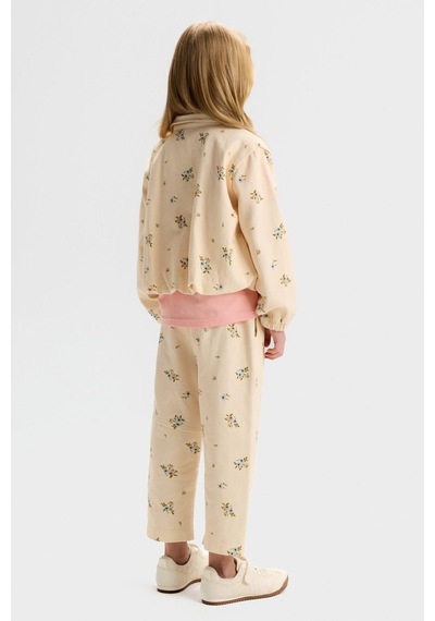 Nk Kids Kız Çocuk Full Bloom Pantolon Nk-51513 Krem