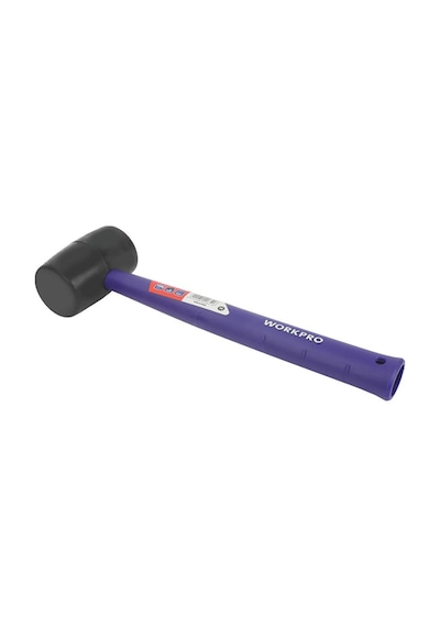Workpro Wp241041 57mm 450gr Pvc Pp Saplı Siyah Kauçuk Tokmak