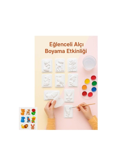 8 Farklı Model Küçük Boy Alçı Kalıbı 1 Pakette 8 Adet Farklı Model Prs-8fmak1