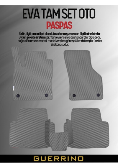 Audi-q3- 2018-2025 İçin Eva İç Paspas Takımı Metal Topukluk Hariç -279