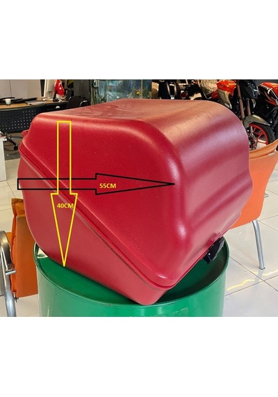 Oval Servis Pizza Çantası 95 Litre Kırmızı