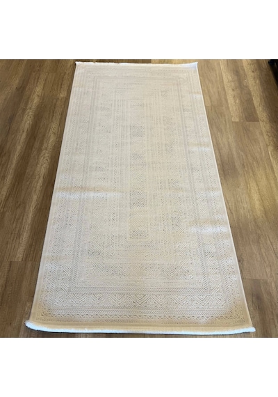 Hoom Rugs Valeria 1074 Krem Mikrofiber Antibakteriyel Modern Halı Krem