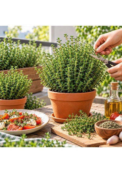 Sunagri Kekik Tohumu Saksı Bahçe Balkon Aromatik Bitki Yetiştiriciliği 40 Adet