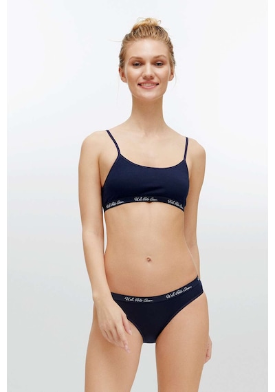U.S. Polo Assn. Kadın Lacivert Büstiyer Slip Takım 68000