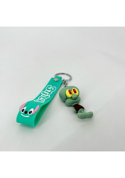 Squidward Silikon Bileklikli Anahtarlık/çanta Süsü