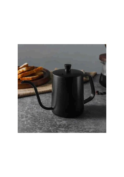 Barista Kahve Demleme İbriği Kahve Cezvesi Mini Slim Kettle 600 Ml Kapaklı Mkk-60 Diğer
