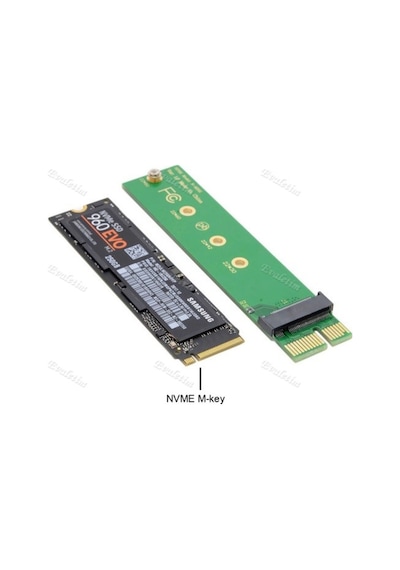 Ngff M-Key Nvme Ahcı Ssd To Pcı-E 3.0 1X 4396A 960 Evo Kart Çevir