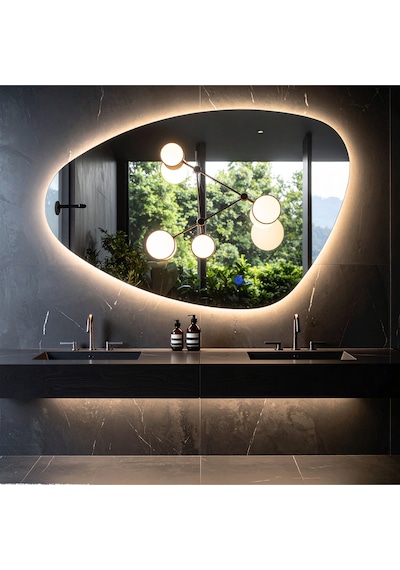 Luce Günışığı Lavabo & Banyo Aynası Dokunmatik Sensörlü 100 X 65 Cm