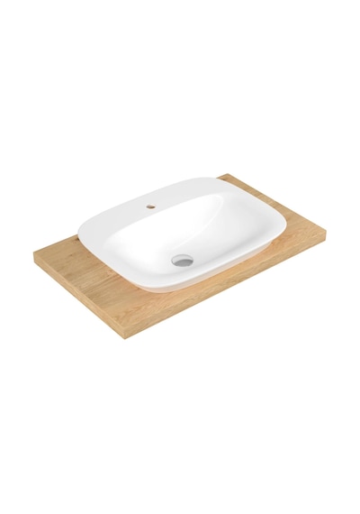 Serel Hera Tezgah Üstü Çanak Lavabo 46 x 60 CM Hr30T x s110H