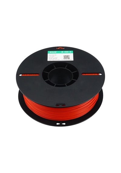 Esun Pla+hs Kırmızı Filament 1.75mm 1kg Plastik Makara Yüksek Hızlı