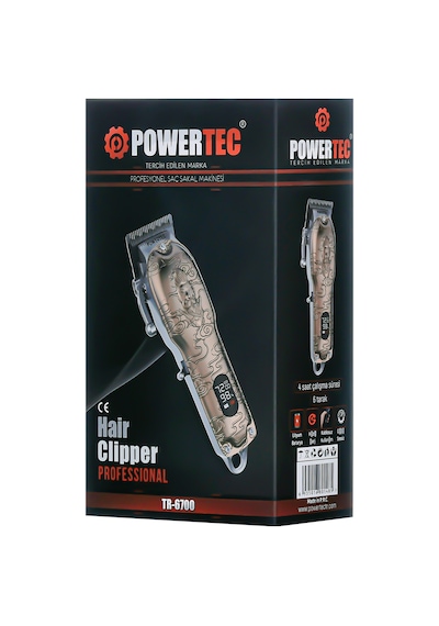 Powertec TR-6700 Dijital Saç Sakal Tıraş Makinesi
