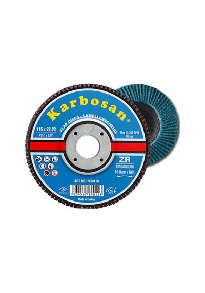 Karbosan Premium 115 Flap Disk Zr 80 - 983465