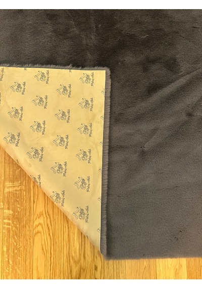 Ultra Soft Gri Yumuşak Dokulu Peluş Halı Dikdörtgen