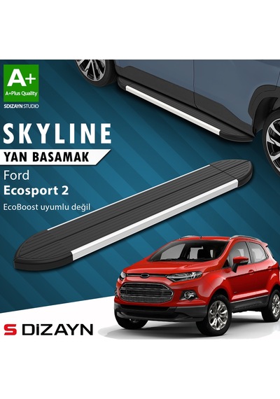 S-dizayn Ford Ecosport 2 Skyline Aluminyum Yan Basamak 173 Cm 2012-2022 A+ Kalite