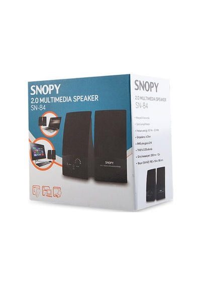 Snopy Sn-84 Usb 2.0 Siyah Speaker
