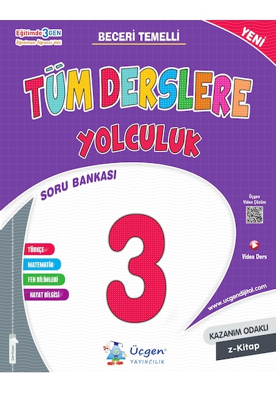 Üçgen 2025 3. Sınıf Tüm Derslere Yolculuk Soru Bankası