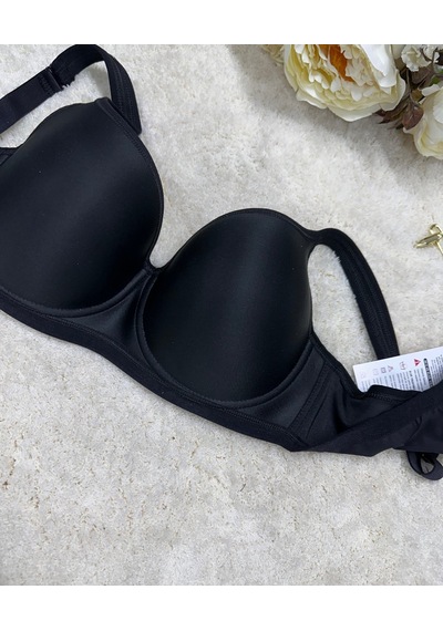 Le Jardin C Cup Balenli Desteksiz Basic Toparlayıcı Sütyen-9720 Siyah