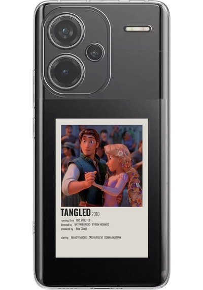 Redmi Note 13 Pro Plus 5g Uyumlu Rapunzel Tangled Tasarımlı Baskılı Silikon Kılıf Renkli