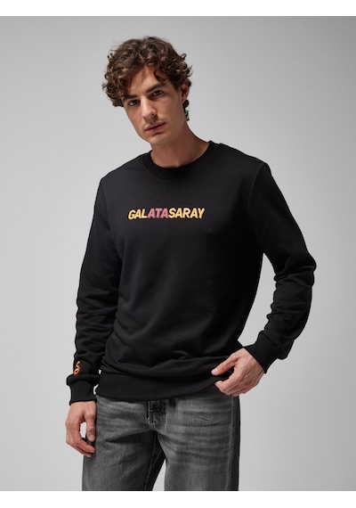 Gsstore Galatasaray Ata Sweatshirt E251277 Siyah
