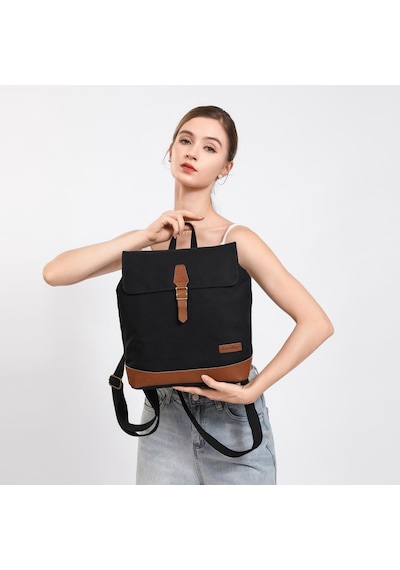 Kanvas Kumaş Kadın Sırt Çantası Smart Bags 1329 A.kahve
