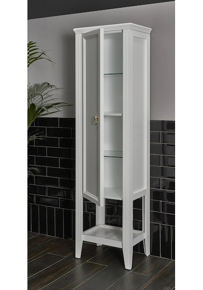 62243 VitrA Valarte Boy Dolabı Krom Kulplu, 55 Cm, Mat Beyaz Sağ Diğer