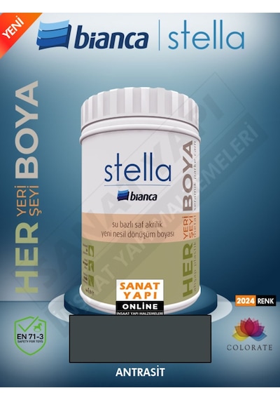 Stella Boya -antrasit Dolap-fayans-cam-plastik-ahşap Diğer