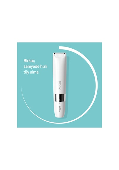 Braun Body Mini Trimmer BS1000 Islak & Kuru Vücut Tüy Kesme Makinesi + Pil + Temizleme Fırçası