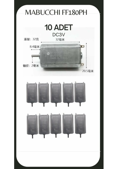 Mabucchi 3v Dc Motor 10 Adet