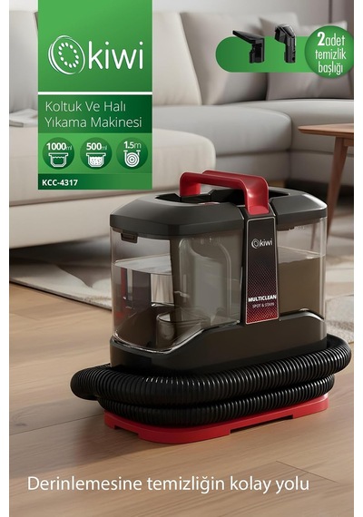 Tr Kıwı Kcc-4317 Koltuk Ve Halı Yıkama Makinesi Siyah
