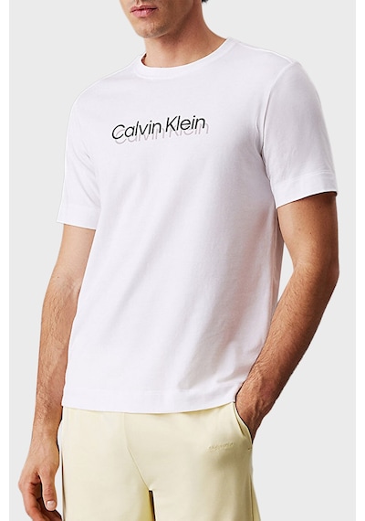 Calvin Klein Erkek T-Shirt LVGMS5K183 100 - Beyaz