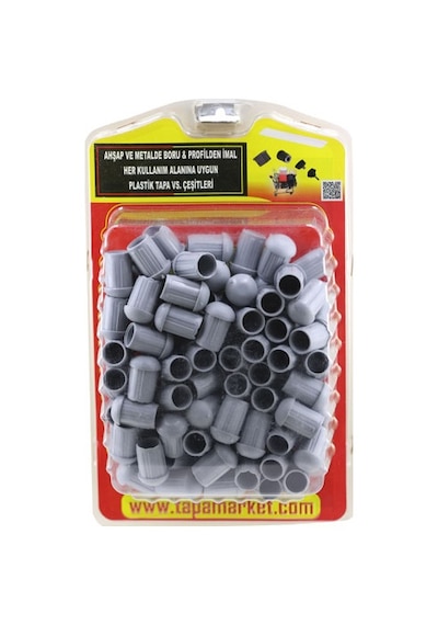 Çap 19 Plastik Iç Bombeli Tapa Alüminyum Boru Için N11.41240