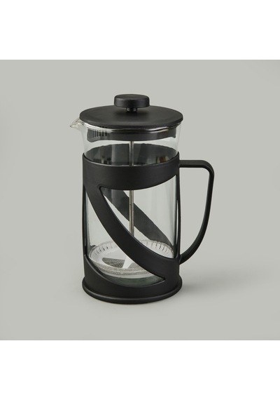 French Press - Şeffaf / Siyah - 600 Ml Çok Renkli