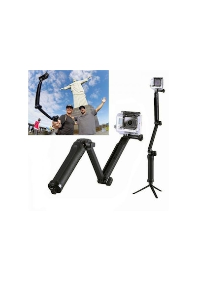 Gplus Gp238 3 Way Katlanır Monopod Mini Tripod Stand 3 Parça Set