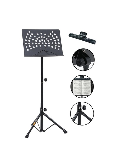 Lastvoice Nt-109 Pro Şef Tipi Büyük Boy Yüksek Kaliteli Nota Sehpası Standı Seti