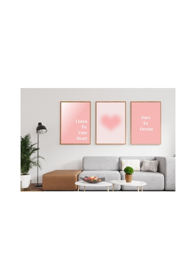 Aesthetic Spiritual Aura Enerji Motto Poster Seti, 9 Adet