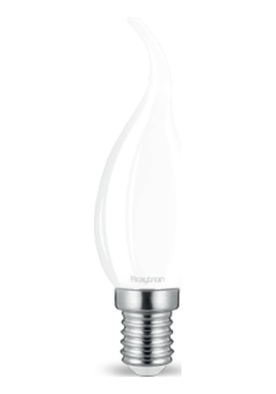 Kıvrık Buji Led Ampul Cam 4 W E-14 6500K Beyaz Işık Braytron - B