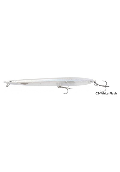 Savage Gear Sandeel Surf Walker 180F Suni Yem - 03-White Flash