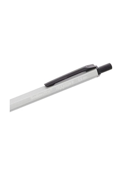 Office Hexagonr Mekanik Kurşun Kalem Gümüş 0.5 Mm -