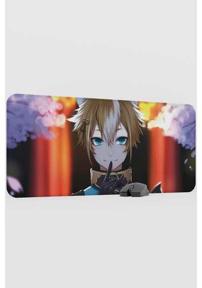 Gorou Genshin Impact Anime Oyuncu V2 - 90x40 Xxl Gaming Mouse Pad Fare Altlığı