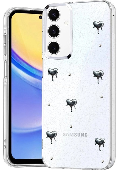 Samsung Uyumlu Galaxy A15 4g Fiyonk Desenli Kapak Desen 3