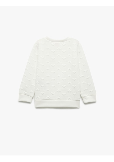 Koton Kalpli Uzun Kollu Bisiklet Yaka Sweatshirt Ekru 6wmg10002ak Ekru Koton Kalpli Uzun Kollu Bisiklet Yaka Sweatshirt Ekru 6wmg10002ak Ekru